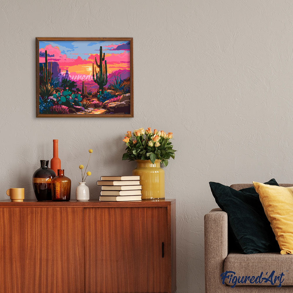 Colorful Desert Landscape