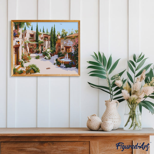 White Villa Courtyard