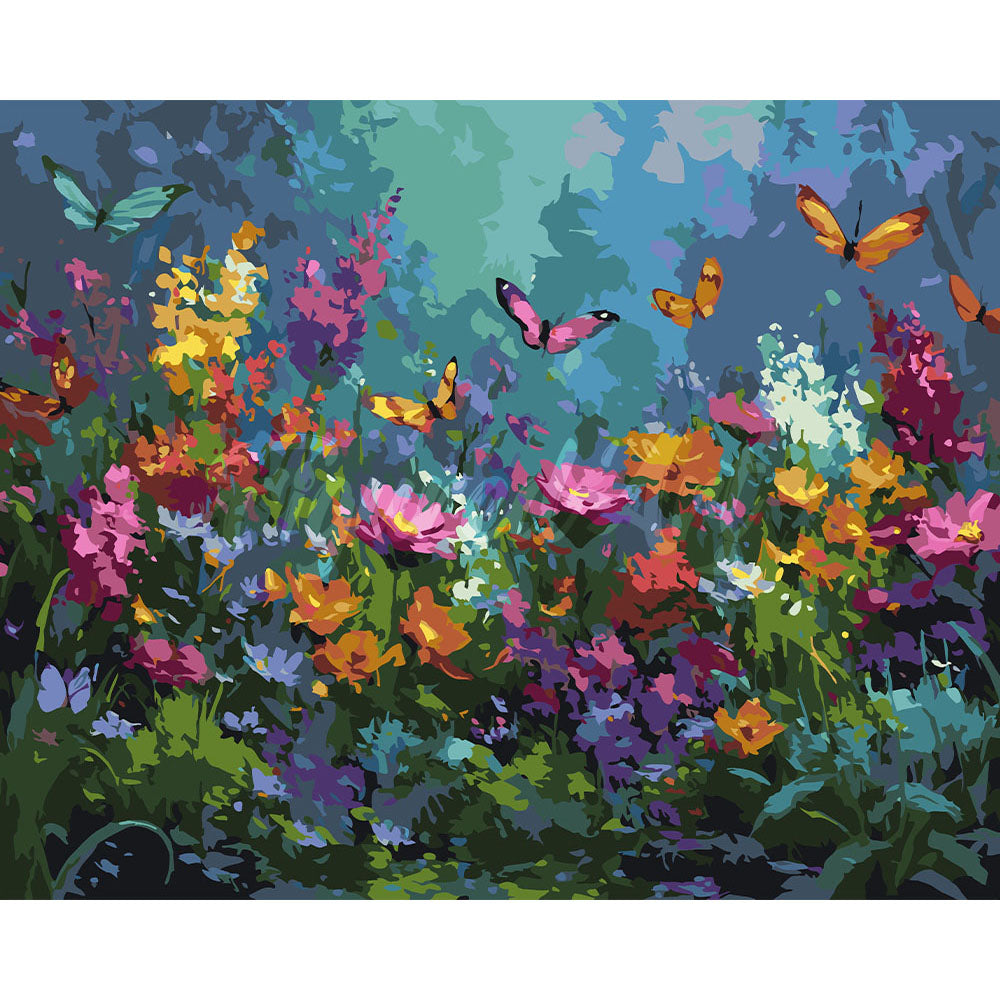 Colorful Butterfly Garden