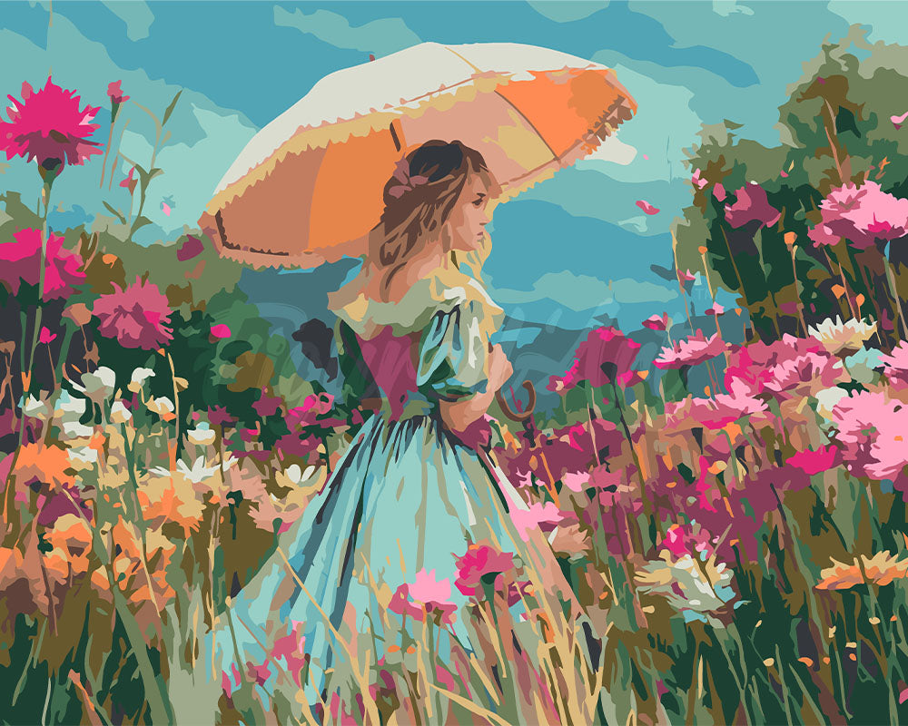 【非売品】OZ Re:writeアートブック Paint by Numbers for adults - Lady of the Wildflowers – Figured'Art US
