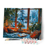 Paint by numbers kit Cozy Winter Evening Figured'Art