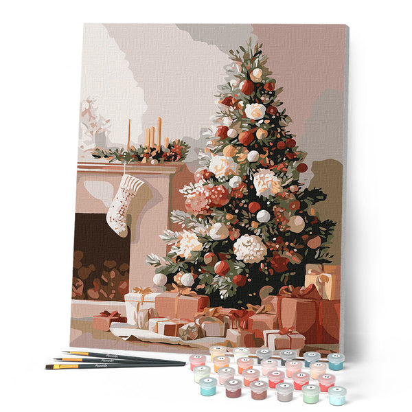 Paint by numbers kit Elegant Holiday Decor Figured'Art