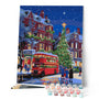Paint by numbers kit London Christmas Street Figured'Art