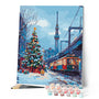 Paint by numbers kit Christmas in Tokyo Figured'Art