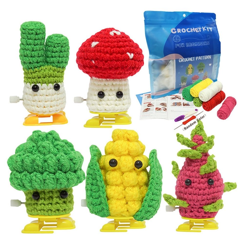 Amigurumi Crochet Kit - Veggie Buddies