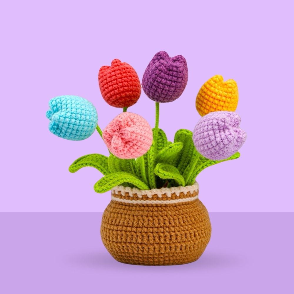 Amigurumi Crochet Kit - Tulip Flowers Figured'Art
