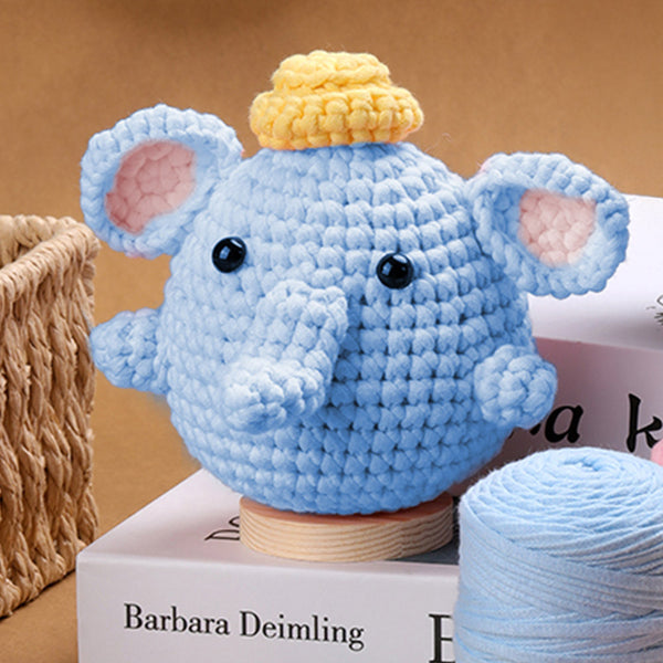 Amigurumi Crochet Kit - Elephant Ball with Hat Figured'Art