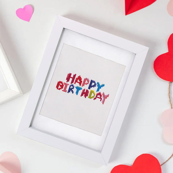Gem Painting kit - Happy Birthday series