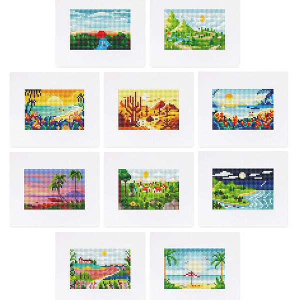Gem Painting Art kit - Summer Landscapes series