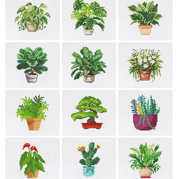Gem Painting Art kit - Plants 2 series