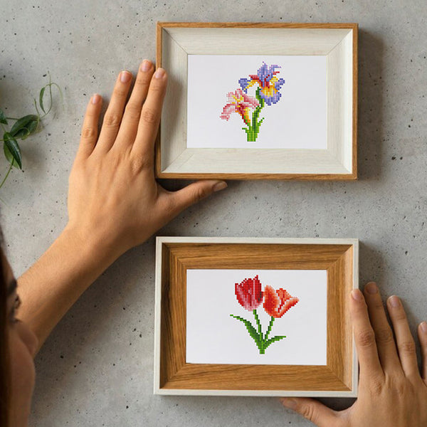Gem Painting kit - Flowers series