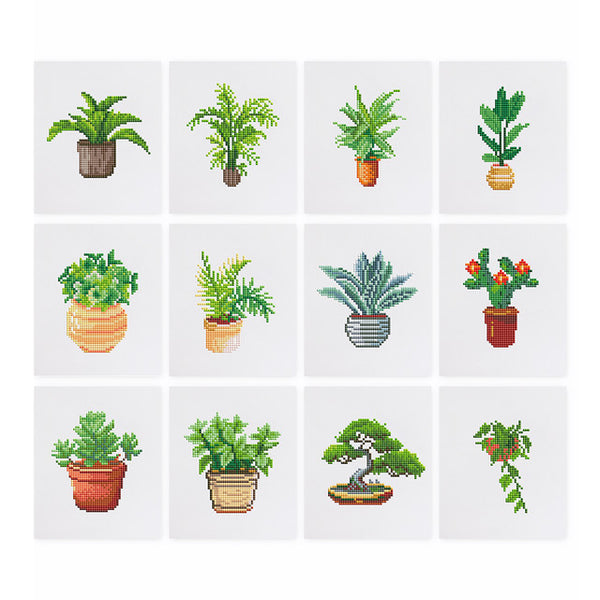 Gem Painting Art kit - Plants 3 series
