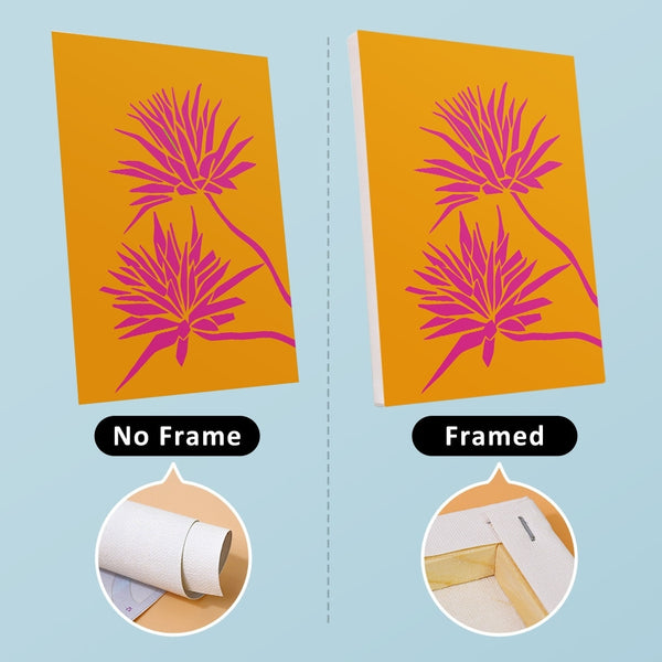 Paint by Numbers – 6 Canvas Set | Modern Floral Prints