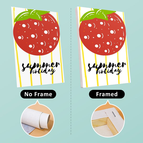 Paint by Numbers – 6 Canvas Set | Summer Fruit Illustrations