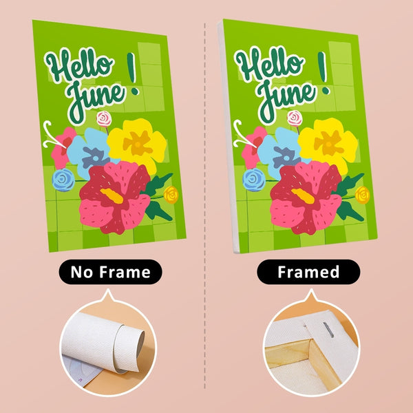 Paint by Numbers – 6 Canvas Set | Good Vibes Summer