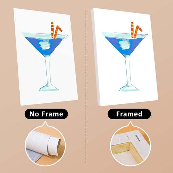 Paint by Numbers – 6 Canvas Set | Colorful Cocktails