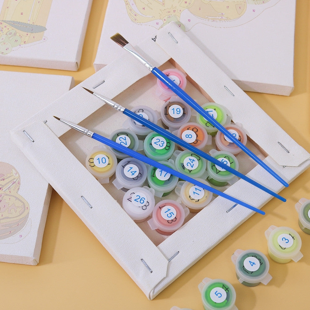 Paint by Numbers – 6 Canvas Set | Natural Oils