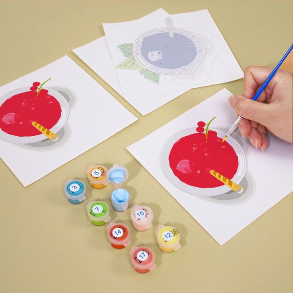 Paint by Numbers – 6 Canvas Set | Color Pop Refreshers