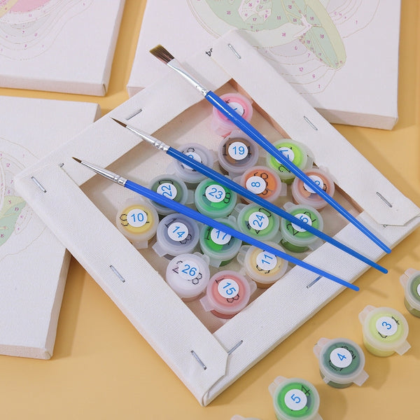 Paint by Numbers – 6 Canvas Set | Color Pop Refreshers