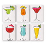 Paint by Numbers – 6 Canvas Set | Classic Cocktails Figured'Art