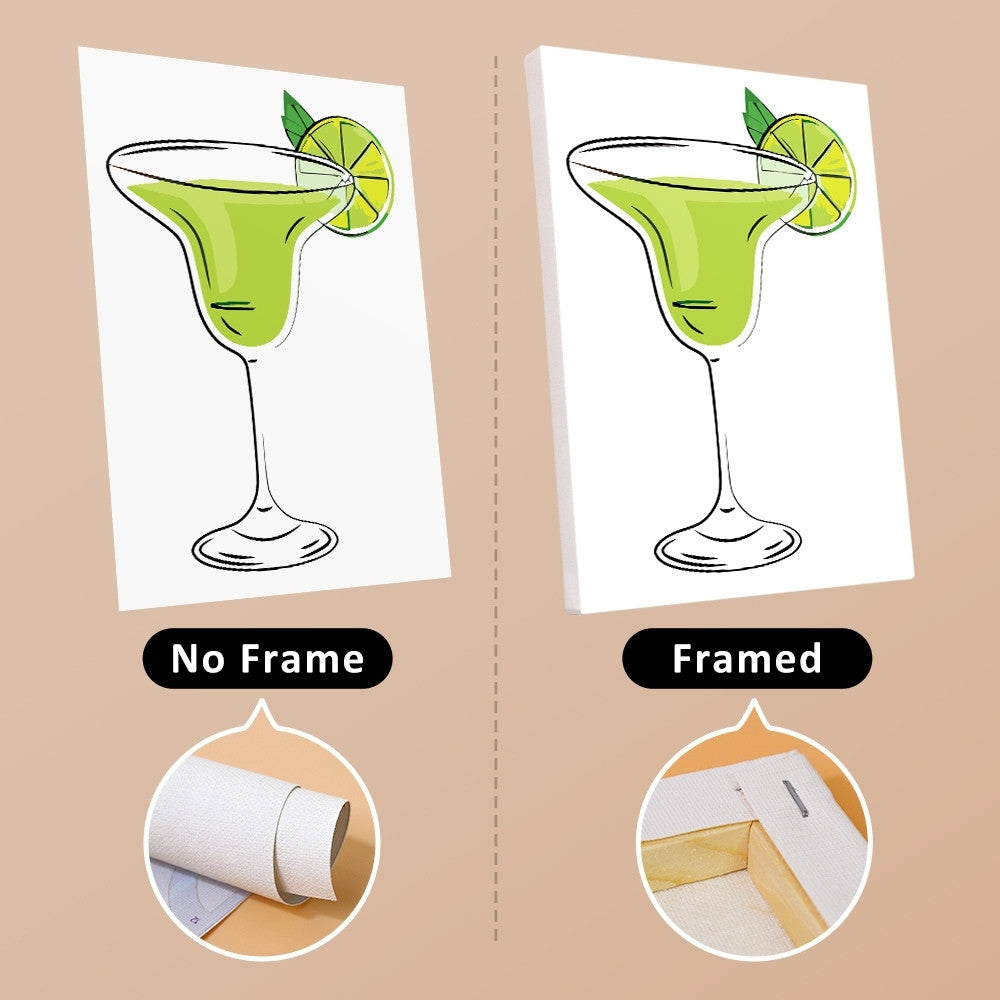 Paint by Numbers – 6 Canvas Set | Classic Cocktails