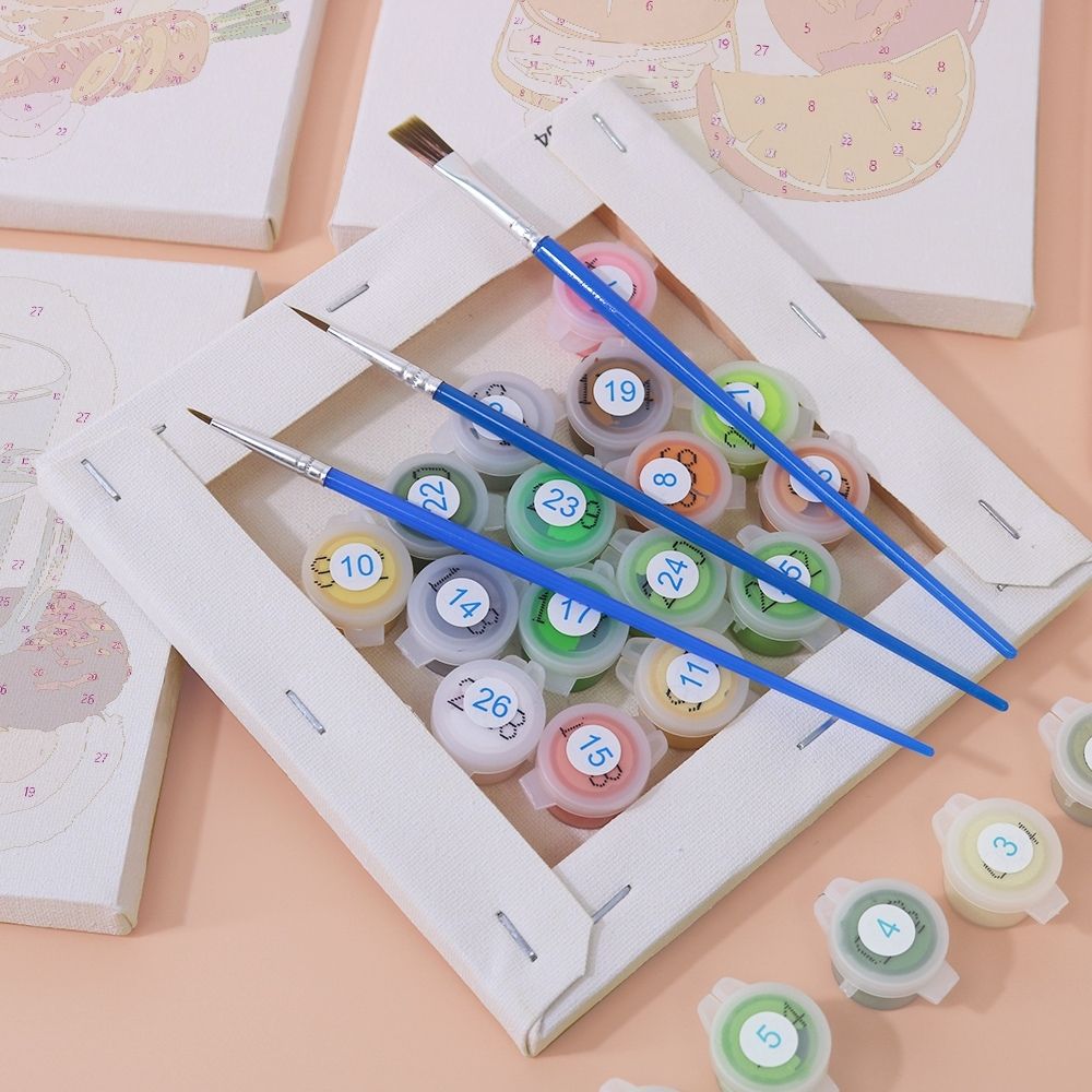 Paint by Numbers – 6 Canvas Set | Healthy Juices
