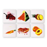 Paint by Numbers – 6 Canvas Set | Fruits and Veggies Figured'Art
