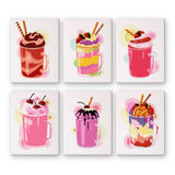 Paint by Numbers – 6 Canvas Set | Milkshakes Figured'Art