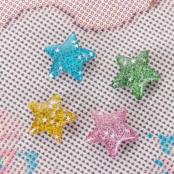 Diamond Painting Magnet Cover Holder Glitter Stars 8 Colors Accessory