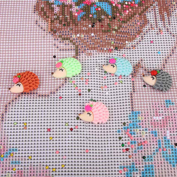 Diamond Painting Magnet Cover Holder Hedgehog 5 Colors Accessories
