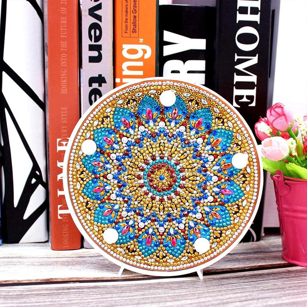 Diamond Painting LED Lamp Mandala Star – Figured'Art Diamond Painting LED Lamp Mandala Star – Figured'Art