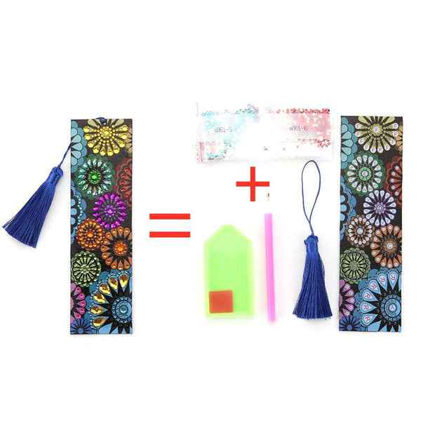 Diamond Painting Bookmark Mandala Flowers