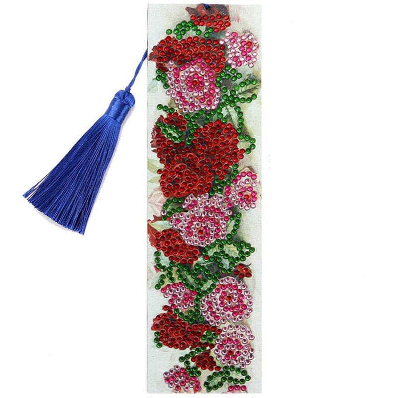 Diamond Painting Bookmark Roses