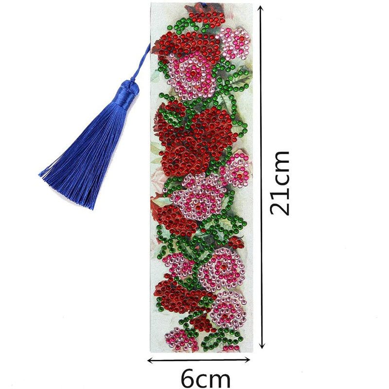 Diamond Painting Bookmark Roses