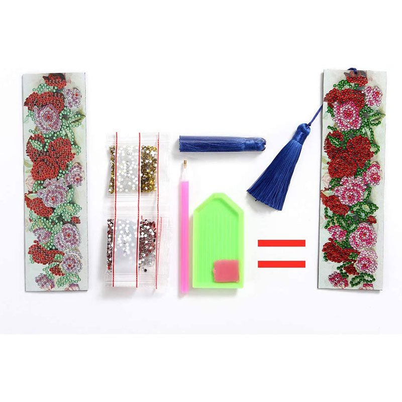 Diamond Painting Bookmark Roses