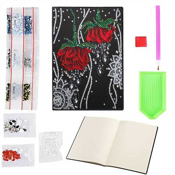 Diamond Art Notebook Flowers