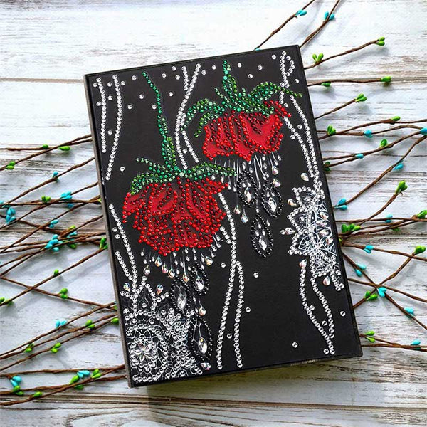 Diamond Art Notebook Flowers