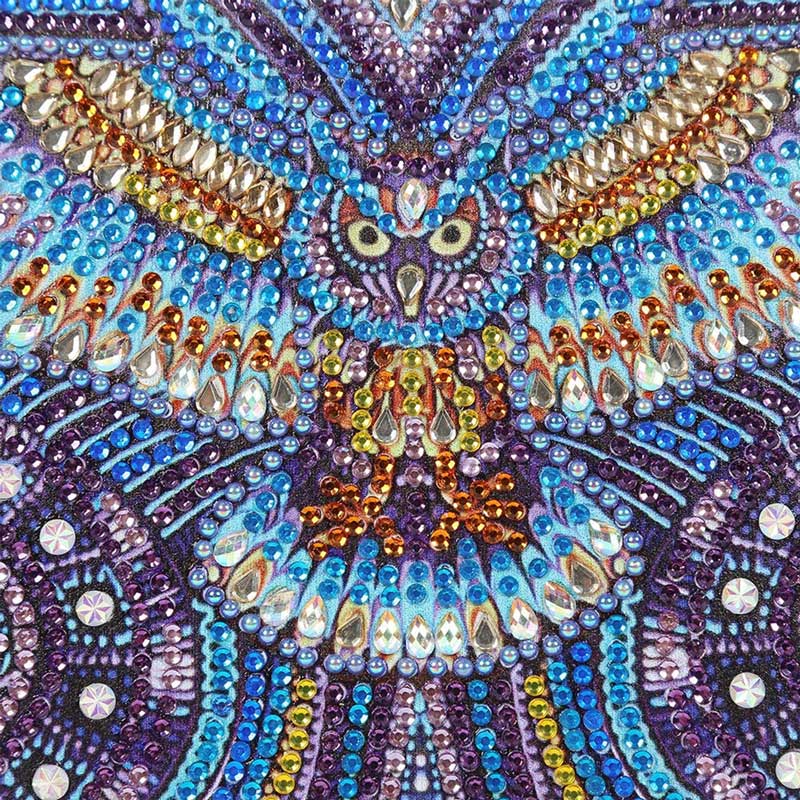 Diamond Painting Notebook with Owl