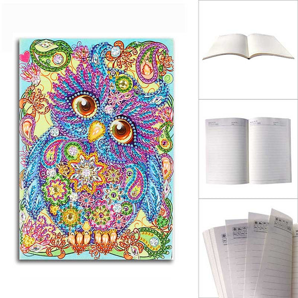 Diamond Painting Notebook Owl