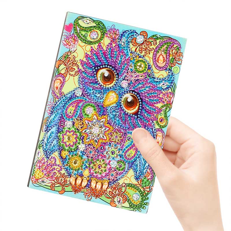 Diamond Painting Notebook Owl