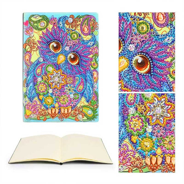 Diamond Painting Notebook Owl