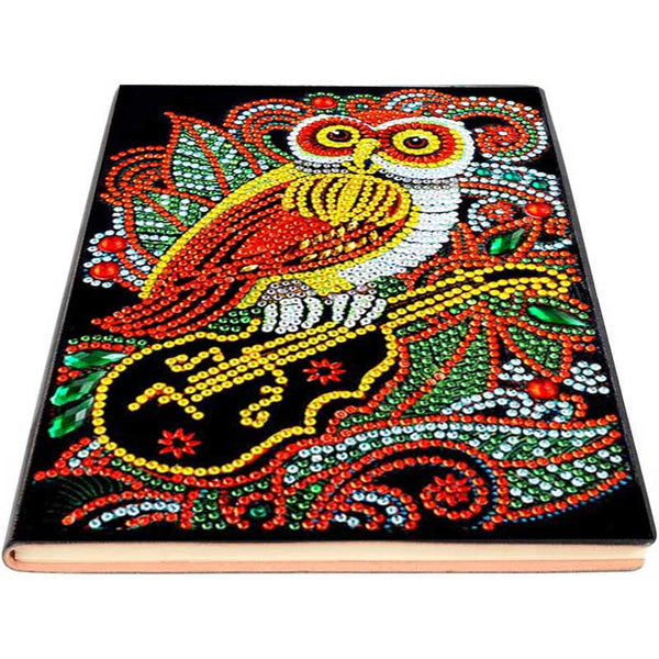 Diamond Painting Notebook Owl with Violin