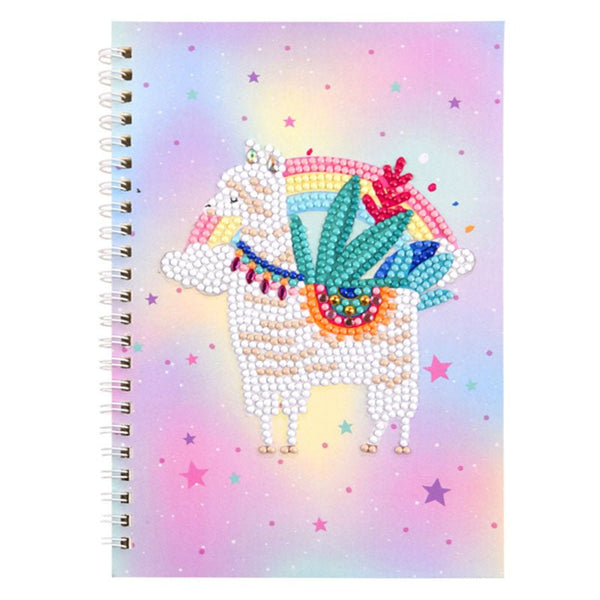 Diamond Painting Notebook Cover Minder Lama