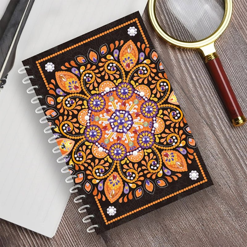Diamond Painting Notebook with Mandala
