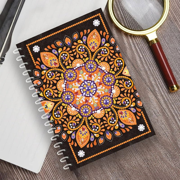 Diamond Painting Notebook with Mandala