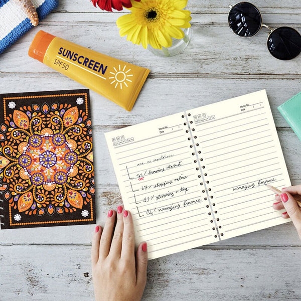 Diamond Painting Notebook with Mandala