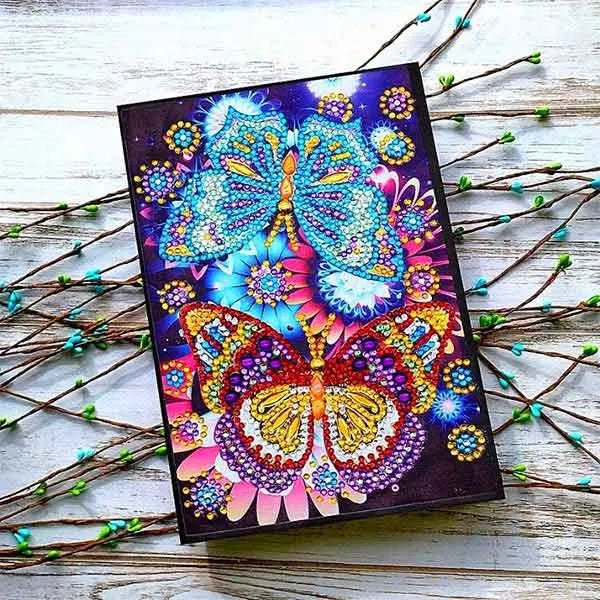Diamond Painting Notebook Butterflies