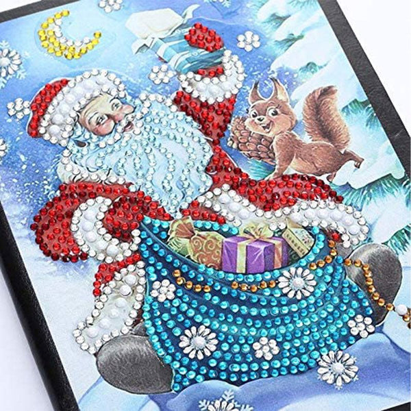 Diamond Painting Notebook Santa Claus