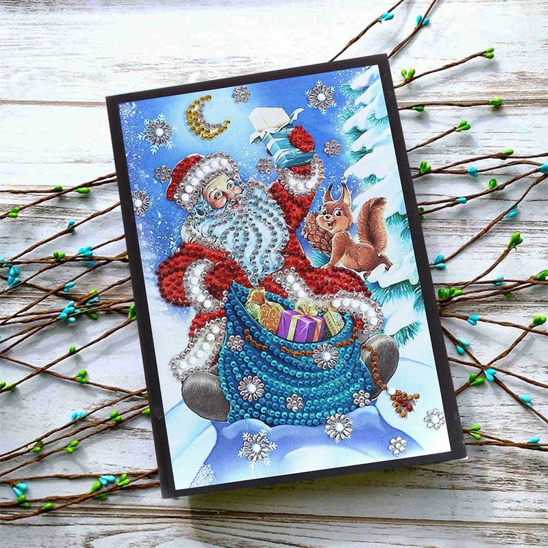 Diamond Painting Notebook Santa Claus