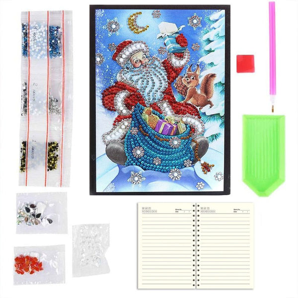 Diamond Painting Notebook Santa Claus